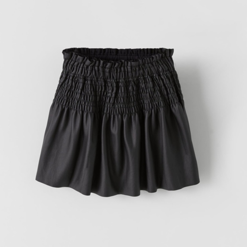 ZARA BNWT Kids Elastic Smocked Skirt